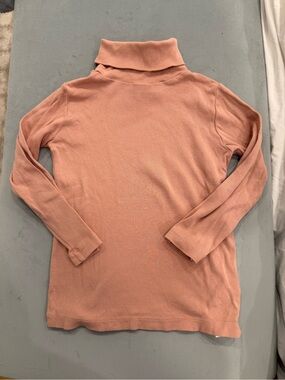 Bonton Pink Turtleneck Long Sleeve Top